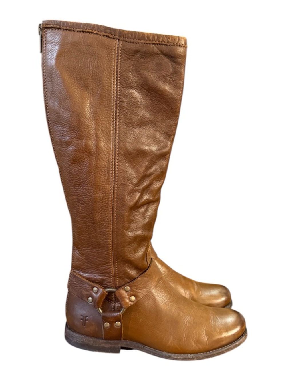 Frye Phillip Harness Tall Riding Boots Women’s Size 7 B